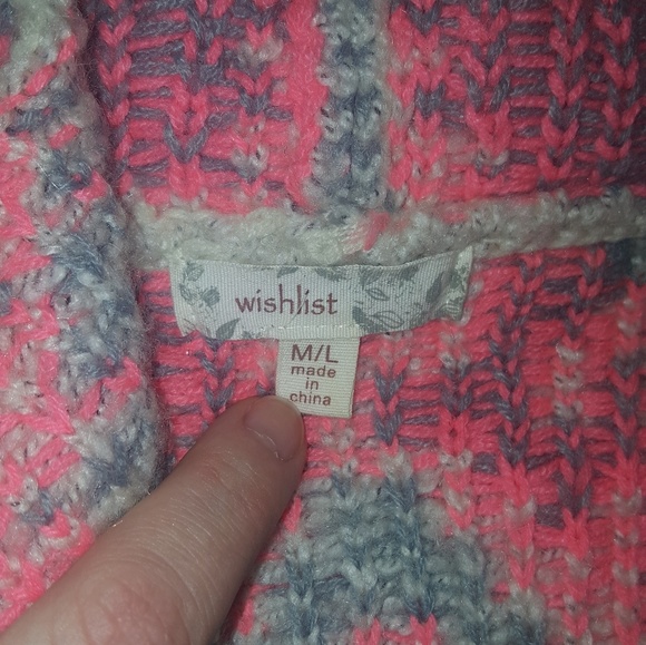 Neon Aztec Print Shrug - Picture 3 of 4